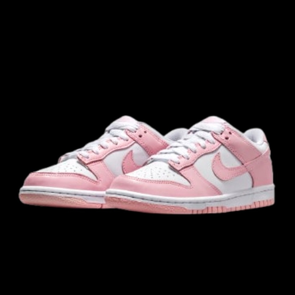 Nike Dunk Low Womens Size 8.5/Kids 7Y White Medium Soft Pink